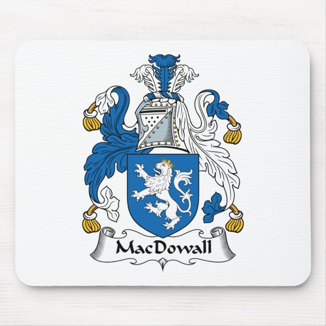 MacDowall Family Crest Mouse Pad (Front)