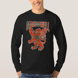 MacDowell Clan Kilt Tartan Lion Namesake Scottish T-Shirt