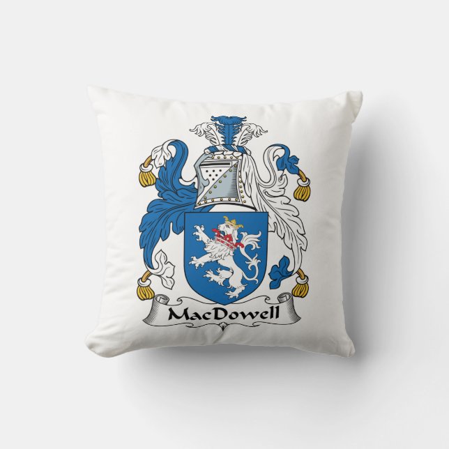 MacDowell Family Crest Cushion (Front)