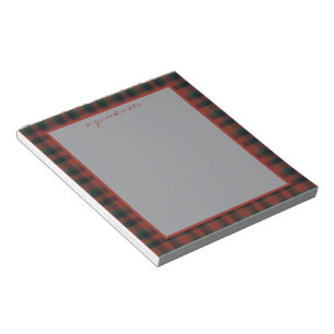 MacDuff Hunting Modern Original Scottish Tartan Notepad