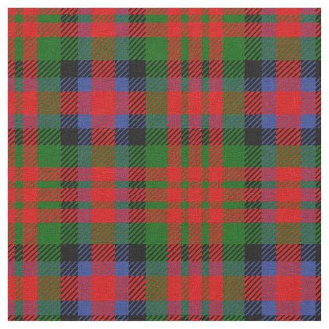 MacDuff Tartan Print Fabric (Close Up)