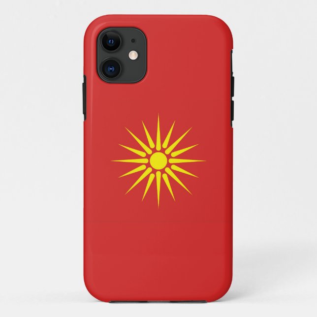macedonia country old flag Case-Mate iPhone case (Back)