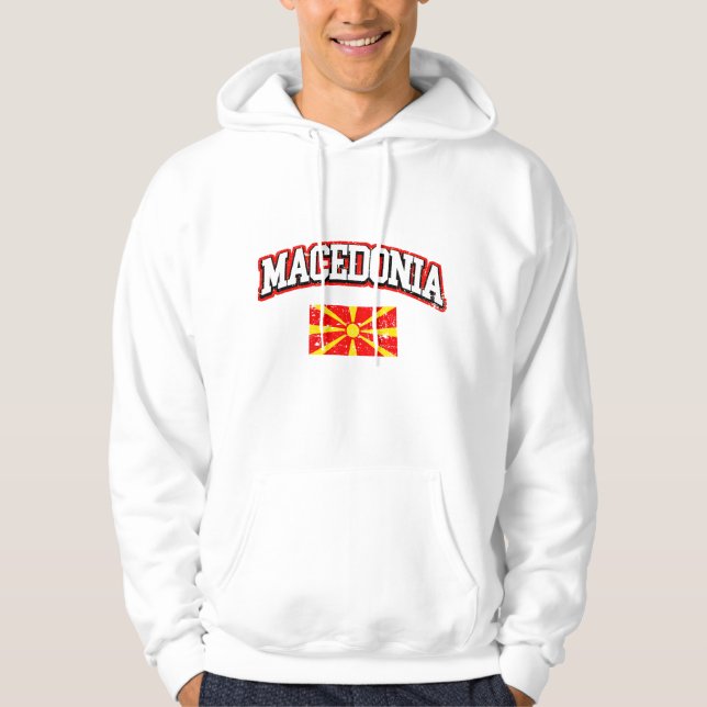Macedonia Flag Hoodie (Front)