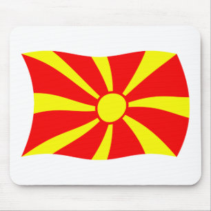 Macedonia Flag Mousepad