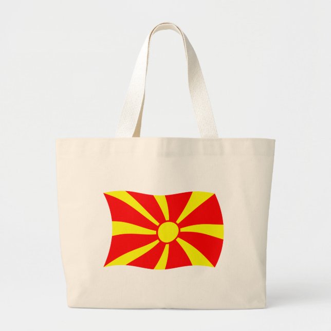 Macedonia Flag Tote Bag (Front)