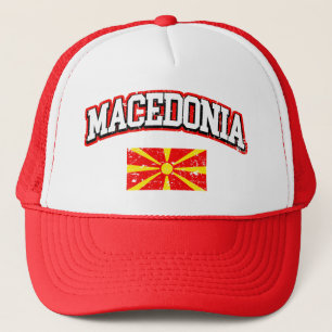 Macedonia Flag Trucker Hat