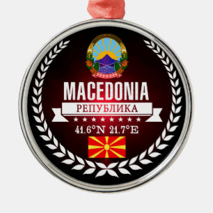 Macedonia Metal Tree Decoration