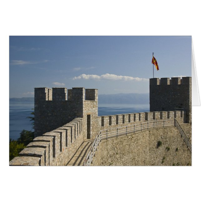 MACEDONIA, Ohrid. Car Samoil's Castle - Castle 2 (Front Horizontal)