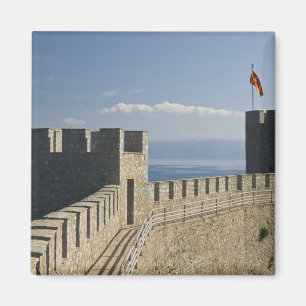 MACEDONIA, Ohrid. Car Samoil's Castle - Castle 2 Magnet