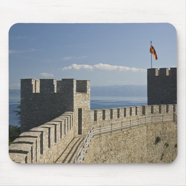 MACEDONIA, Ohrid. Car Samoil's Castle - Castle 2 Mouse Pad (Front)