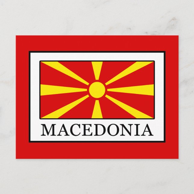 Macedonia Postcard (Front)