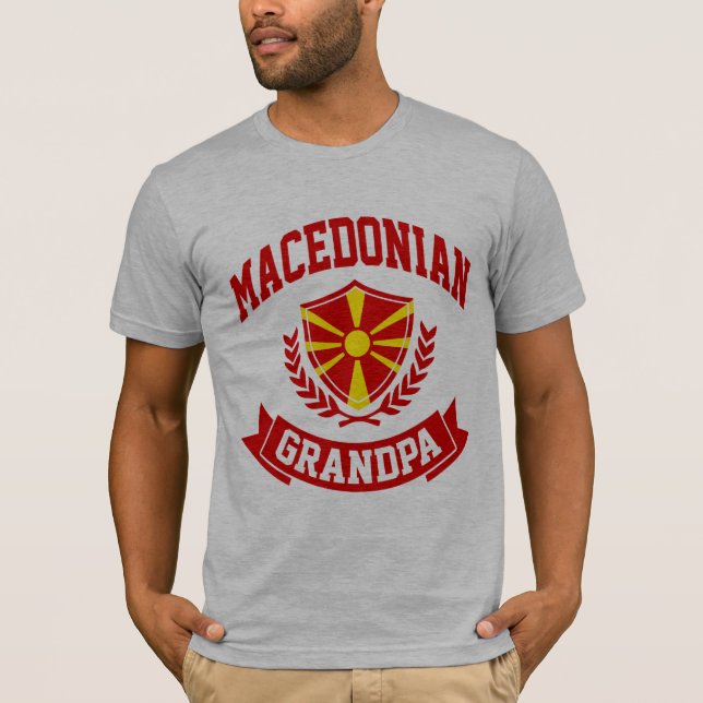 Macedonian Grandpa T-Shirt (Front)