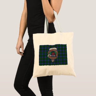 MacEwan/MacEwen Clan Badge Tartan Tote Bag