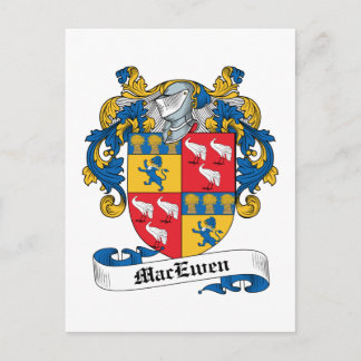 MacEwen Family Crest Postcard
