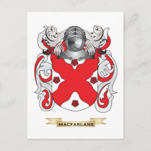 MacFarlane Coat of Arms (Family Crest) Postcard