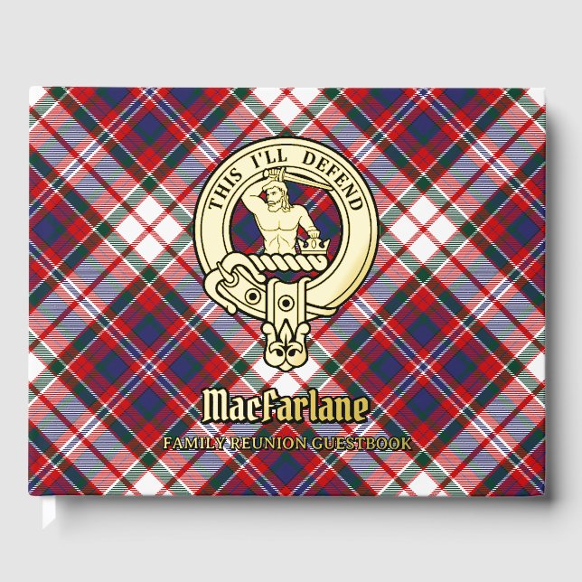 MacFarlane Family Reunion Guest Book (Front)