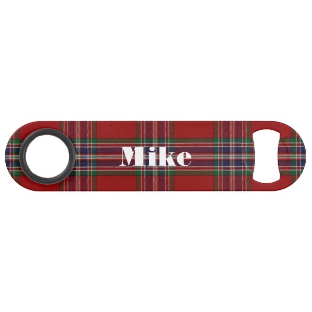 MacFarlane Plaid Custom Speed Bottle Opener (Front (Horizontal))