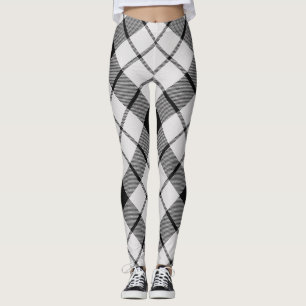 MacFarlane Plaid Tartan Scottish Clan Pattern Leggings