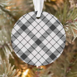 MacFarlane Plaid Tartan Scottish Clan Pattern Ornament