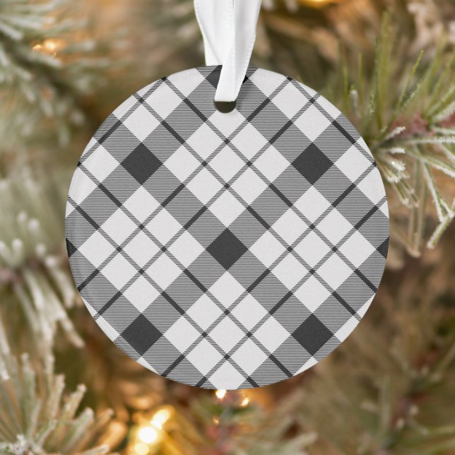 MacFarlane Plaid Tartan Scottish Clan Pattern Ornament (Tree)