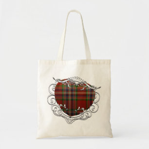 MacFarlane Tartan Heart Tote Bag