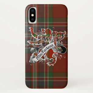 MacFarlane Tartan Lion Case-Mate iPhone Case