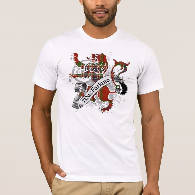 MacFarlane Tartan Lion T-Shirt (Front)