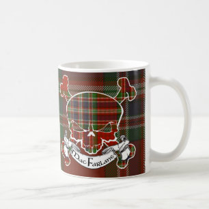 MacFarlane Tartan Skull Coffee Mug