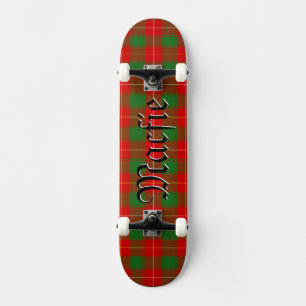 Macfie McFee Tartan Scottish Plaid Pattern Skateboard
