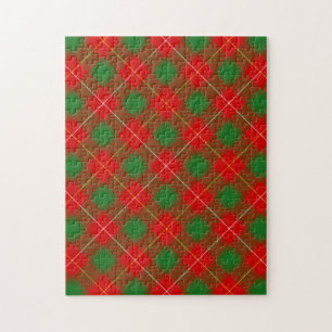Macfie McPhee Tartan Plaid Pattern Jigsaw Puzzle