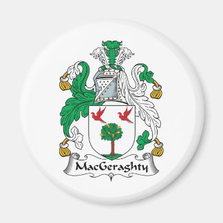 MacGeraghty Family Crest Magnet