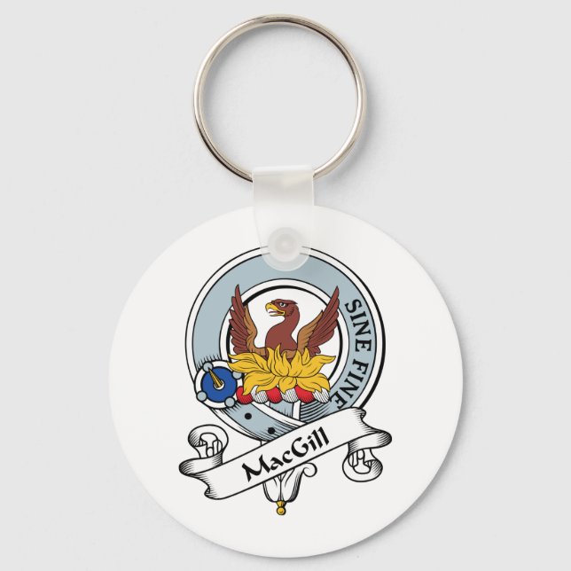 MacGill Clan Badge Key Ring (Front)