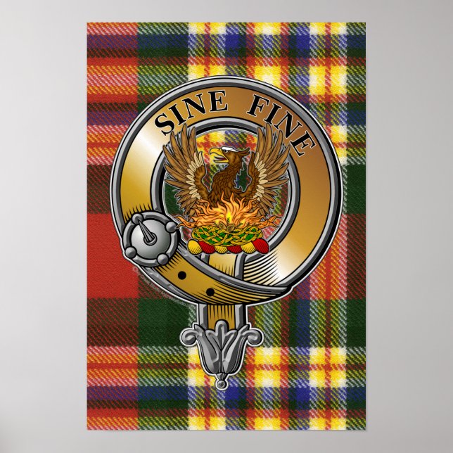 MacGill Tartan & Badge Poster (Front)