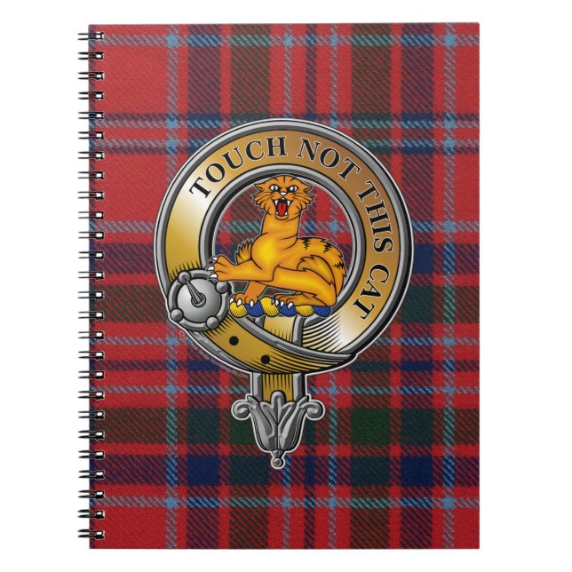 MacGillivray Tartan & Badge Notebook (Front)