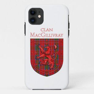 MacGillivray Tartan Scottish Plaid Lion Rampant Case-Mate iPhone Case