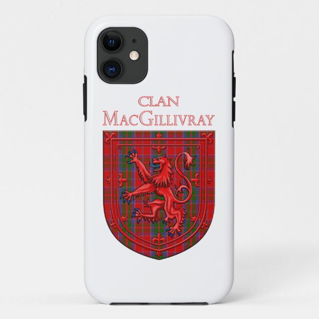 MacGillivray Tartan Scottish Plaid Lion Rampant Case-Mate iPhone Case (Back)