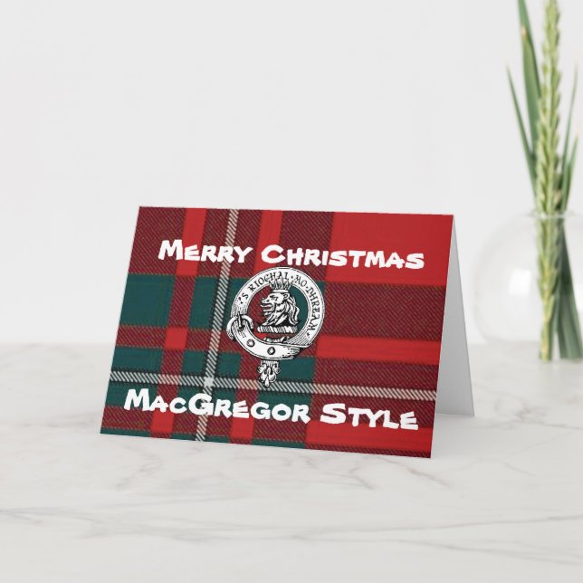 MacGregor Christmas Card Tartan (Front)