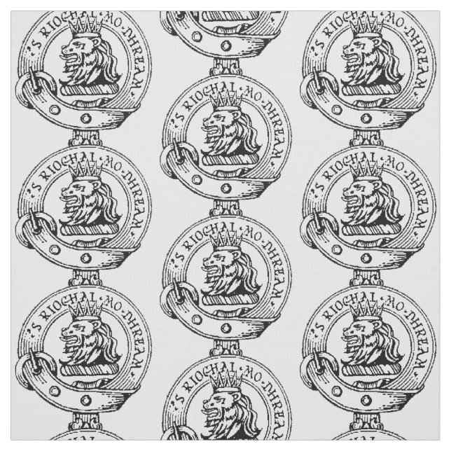 MacGregor Clan Badge, Chose your own style cloth (Swatch)
