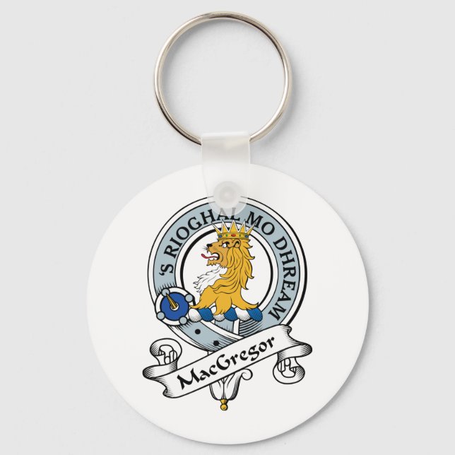MacGregor Clan Badge Key Ring (Front)