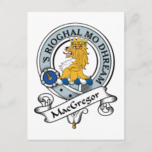 MacGregor Clan Badge Postcard