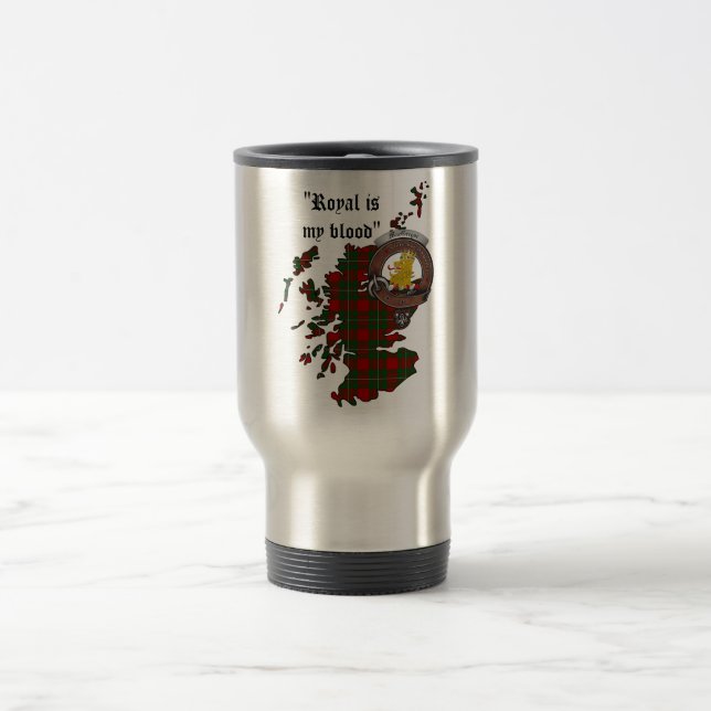 MacGregor Clan Badge Travel Mug (Center)