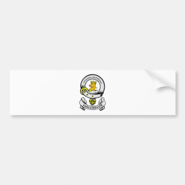 MACGREGOR Coat of Arms Bumper Sticker (Front)