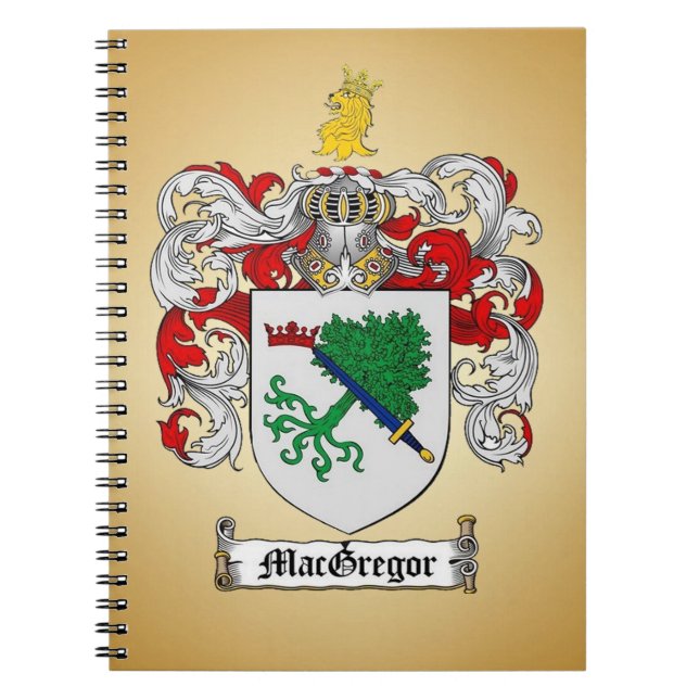 MacGregor Coat of Arms Notebook (Front)