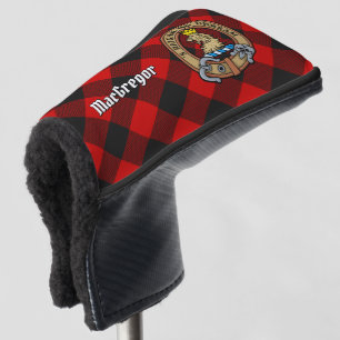 MacGregor Crest over Rob Roy Tartan Golf Head Cover