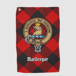 MacGregor Crest over Rob Roy Tartan Golf Towel