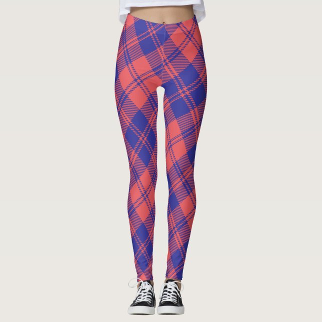 MacGregor of Glengyle Clan Scottish Tartan Tilt Leggings (Front)