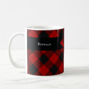 MacGregor Rob Roy Buffalo Plaid Red Tartan Coffee Mug