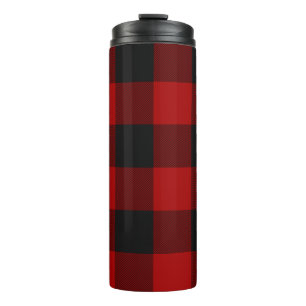 MacGregor Rob Roy Buffalo Plaid Red Tartan Thermal Tumbler
