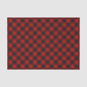 MacGregor   Rob Roy   Buffalo Plaid Red Tartan Tissue Paper