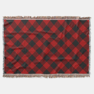 MacGregor Rob Roy Red Buffalo Plaid Throw Blanket